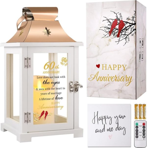 Best 60th Anniversary Lantern Gift For Couples - Unique Ideas