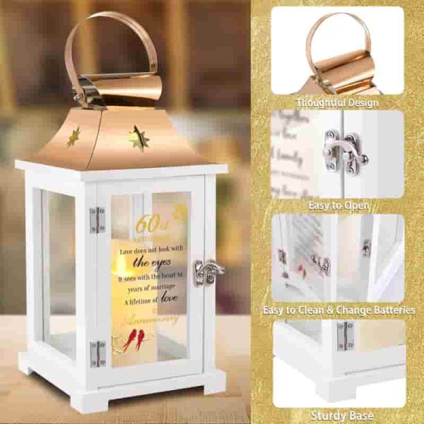 Best 60th Anniversary Lantern Gift For Couples - Unique Ideas - Image 6