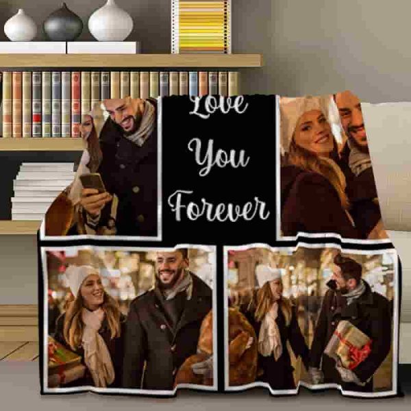 Best Personalized Photo Blanket For Couples - Image 2