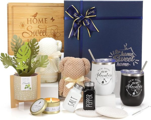 Best Housewarming Gift Basket For New Home, 12 Pcs Set