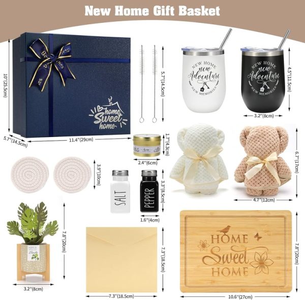 Best Housewarming Gift Basket For New Home, 12 Pcs Set - Image 3