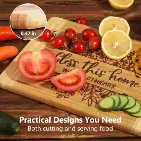 Best Housewarming Gift: Engraved Cutting Board - Bless This Home - Image 6