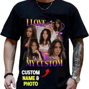 Custom I Love My Girlfriend Shirt - Personalized Valentine Gift