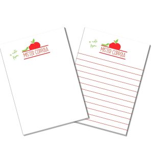 Best Personalized Teacher Notepad Set - Custom 2 Pack