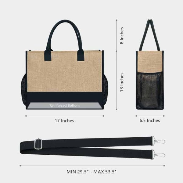 Best Personalized Canvas Tote Bag For Women & Teachers - Image 2