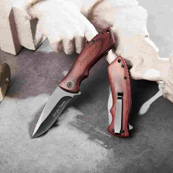 Best Personalized Knife - Dad Birthday Gift With Engraving - Image 2