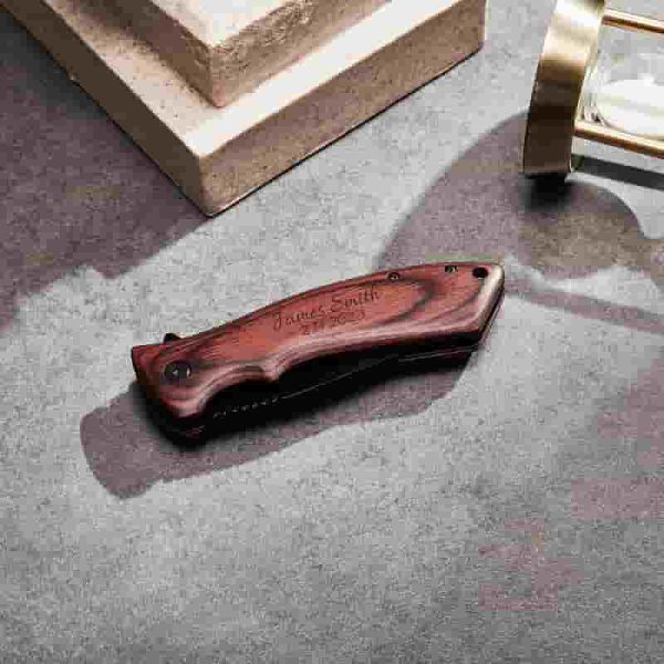 Best Personalized Knife - Dad Birthday Gift With Engraving - Image 4