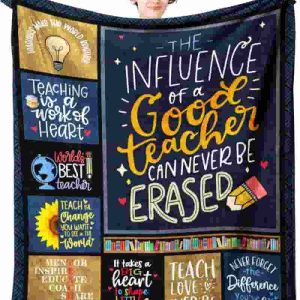 Best Teacher Appreciation Throw Blanket Gift