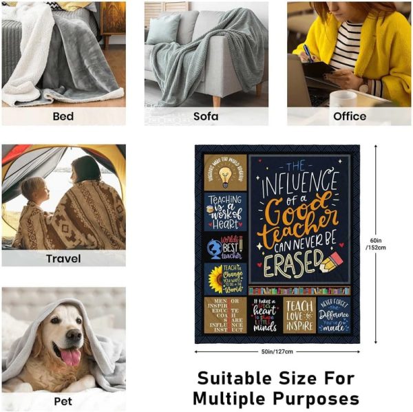 Best Teacher Appreciation Throw Blanket Gift - Image 2