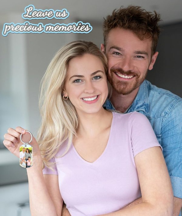 Personalized Double-sided Photo Keychain Gift For Dad Or Boyfriend - Image 4