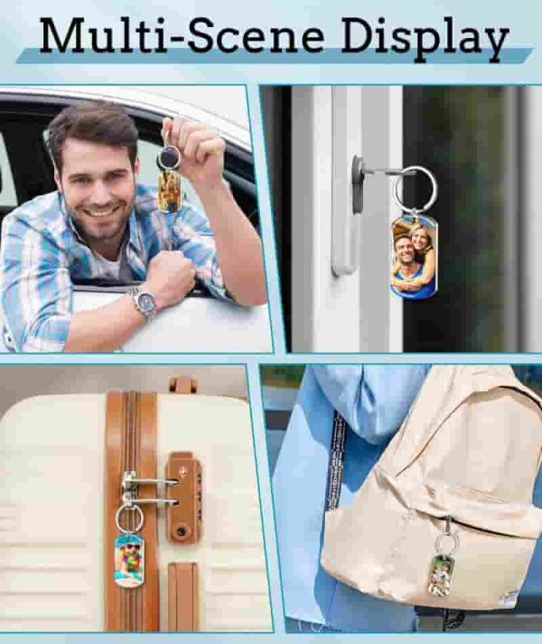 Personalized Double-sided Photo Keychain Gift For Dad Or Boyfriend - Image 6