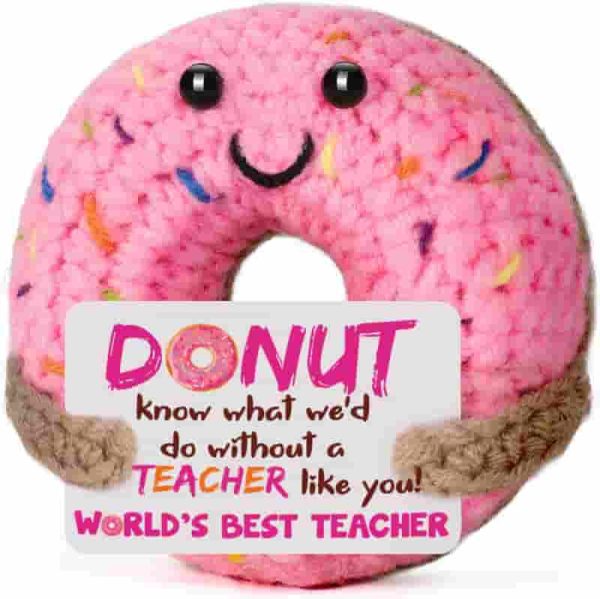 Best Funny Crochet Donut Gift For Teacher Appreciation