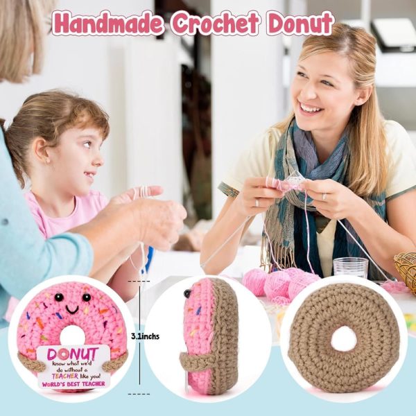 Best Funny Crochet Donut Gift For Teacher Appreciation - Image 3