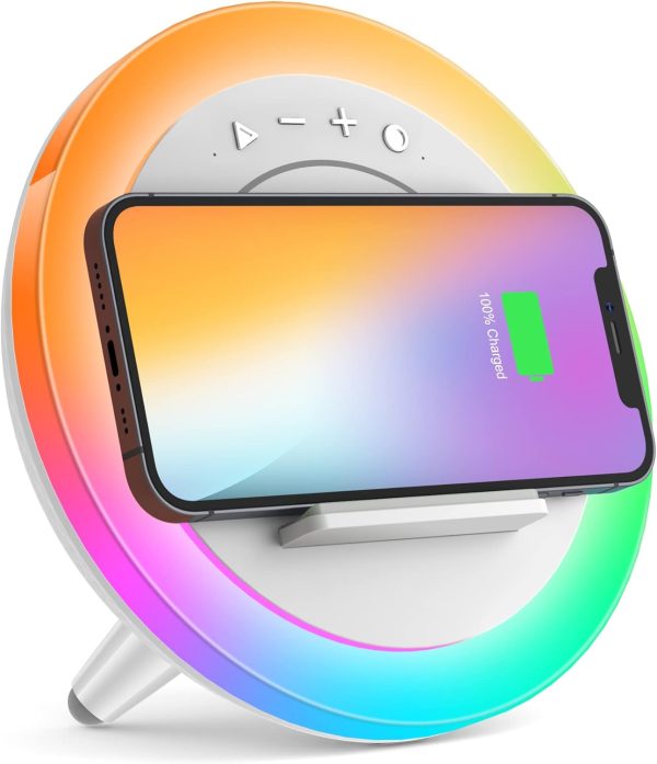 Bluetooth Speaker Night Light With Wireless Charging – Best Birthday Gift For Tween Girls