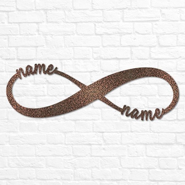 Best Personalized Metal Infinity Sign For Couples - Image 3