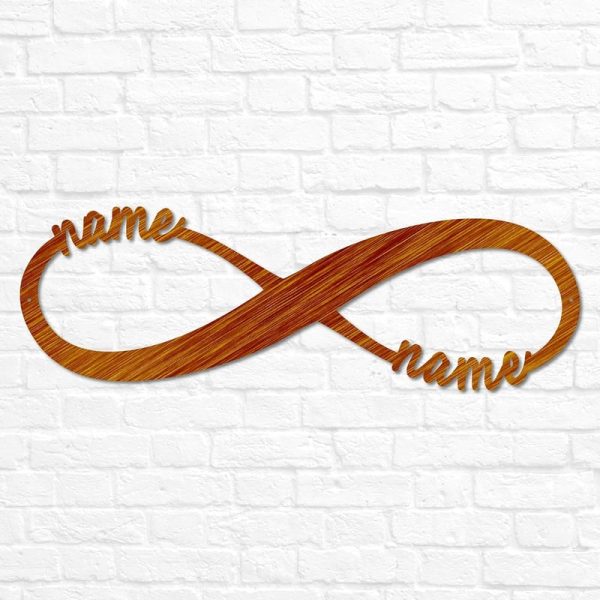 Best Personalized Metal Infinity Sign For Couples - Image 4