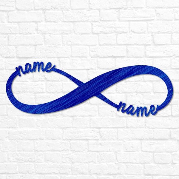 Best Personalized Metal Infinity Sign For Couples - Image 6