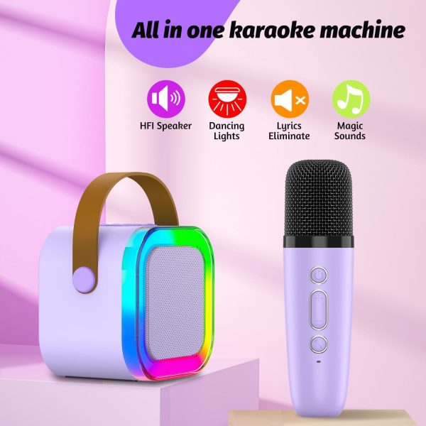 Best Kids Karaoke Machine For Girls - Perfect Gift For Ages 4-12 - Image 3
