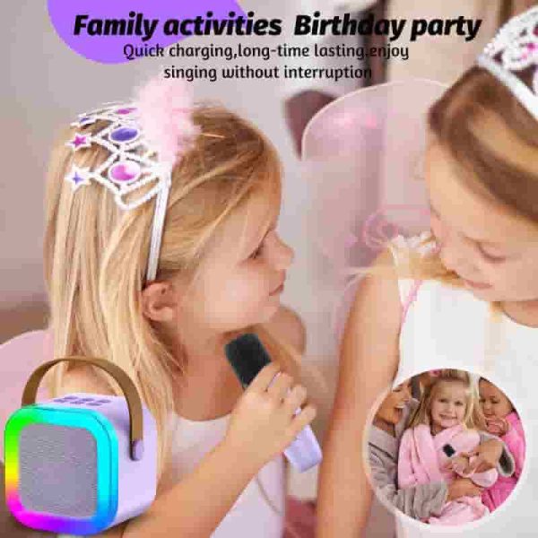 Best Kids Karaoke Machine For Girls - Perfect Gift For Ages 4-12 - Image 4