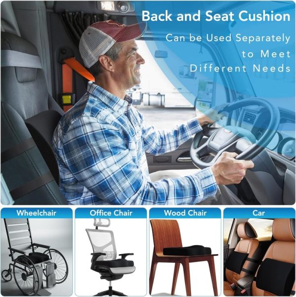 Best Memory Foam Cushion For Tailbone & Back Pain Relief - Image 5