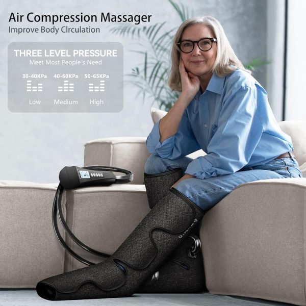 Umarmung Air Compression Leg Massager With Heat - Perfect Gift For Relaxation - Image 5
