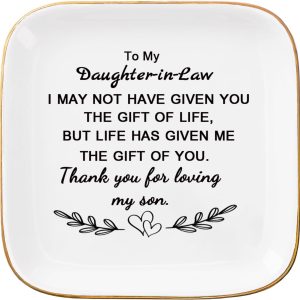 Best Daughter-in-law Gift - Jewelry Dish Tray For Special Occasions