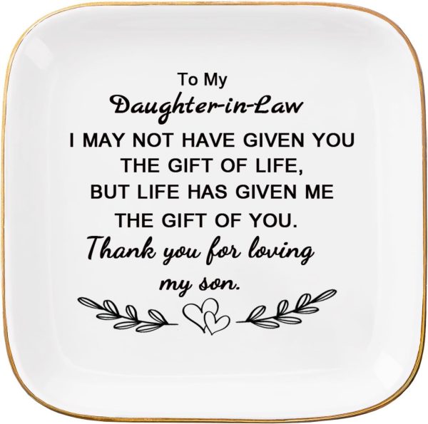 Best Daughter-in-law Gift - Jewelry Dish Tray For Special Occasions