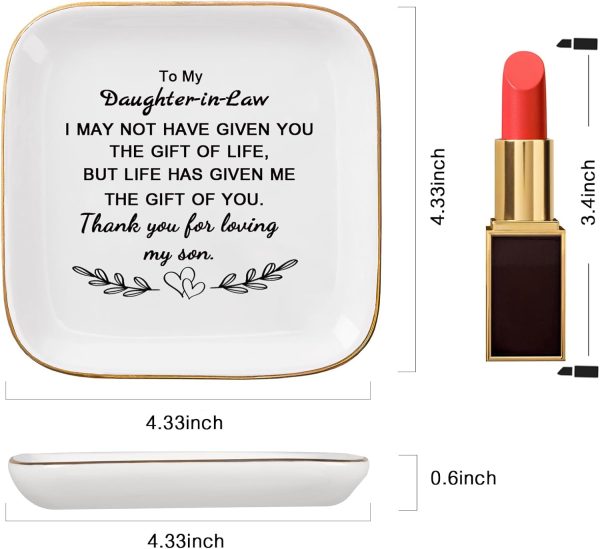 Best Daughter-in-law Gift - Jewelry Dish Tray For Special Occasions - Image 2