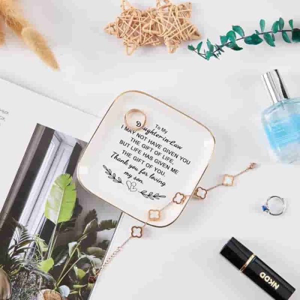 Best Daughter-in-law Gift - Jewelry Dish Tray For Special Occasions - Image 5