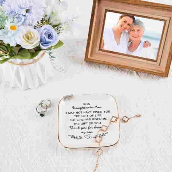 Best Daughter-in-law Gift - Jewelry Dish Tray For Special Occasions - Image 6