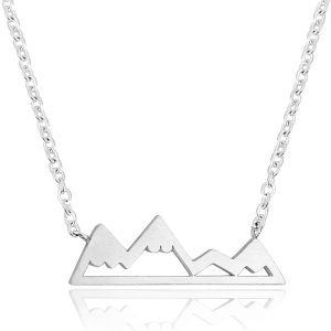 Best Snowy Mountain Necklace For Nature Lovers - Gold & Silver