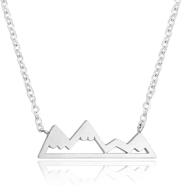 Best Snowy Mountain Necklace For Nature Lovers - Gold & Silver