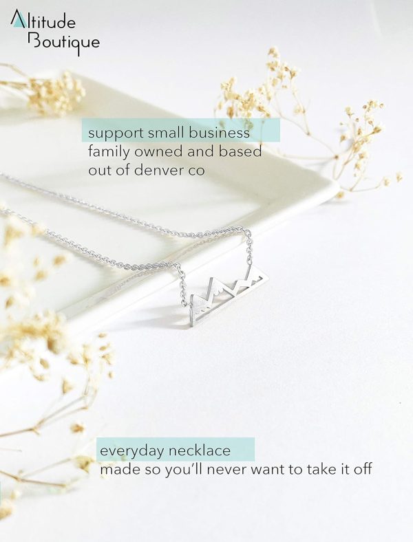 Best Snowy Mountain Necklace For Nature Lovers - Gold & Silver - Image 4