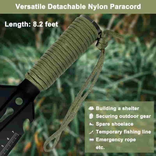 Best Multitool Trowel For Camping & Gifts - Portable Shovel - Image 6