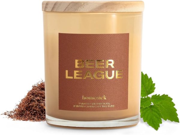 Homesick Beer League Scented Candle - Long-lasting Soy Wax Gift