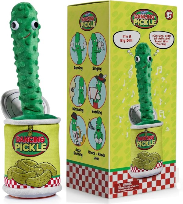 Dancing Pickle Toy - Funny Singing & Talking Gag Gift For All Ages