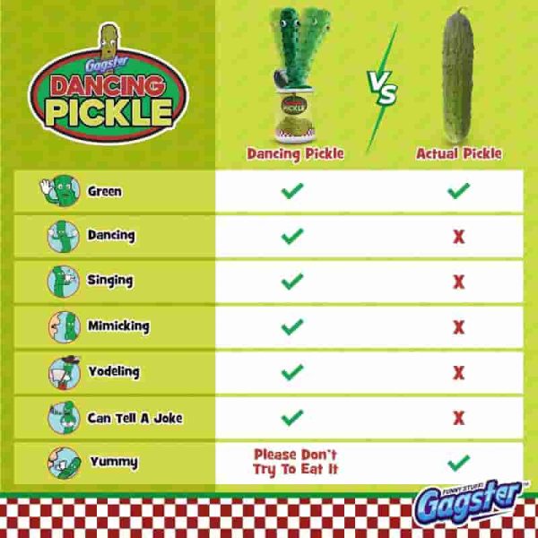 Dancing Pickle Toy - Funny Singing & Talking Gag Gift For All Ages - Image 6