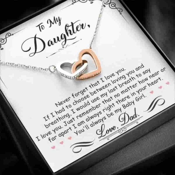 Best Father Daughter Necklace Gift - Heartfelt Jewelry - Image 2