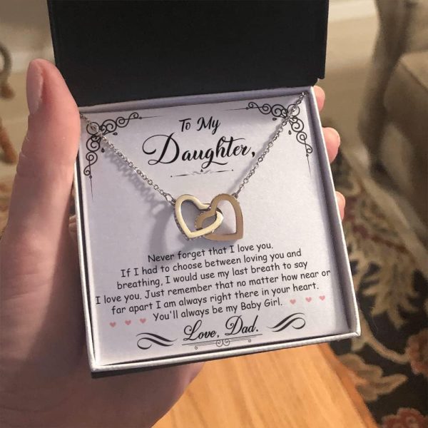 Best Father Daughter Necklace Gift - Heartfelt Jewelry - Image 4