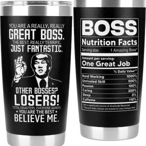 Top Funny Boss Gifts: Best Great Boss Tumbler 20 Oz