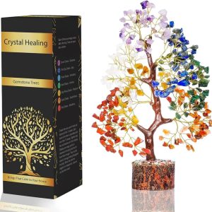 7 Chakra Crystal Tree - Feng Shui Money Tree For Positive Energy