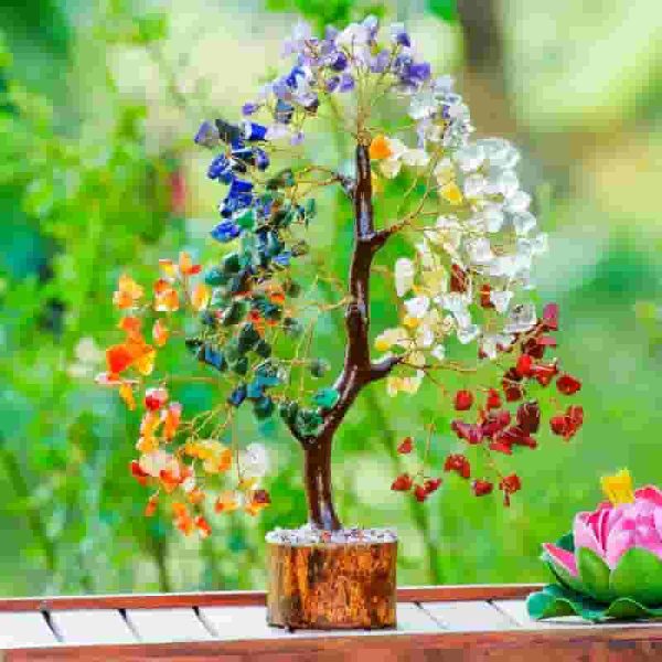 7 Chakra Crystal Tree - Feng Shui Money Tree For Positive Energy - Image 2