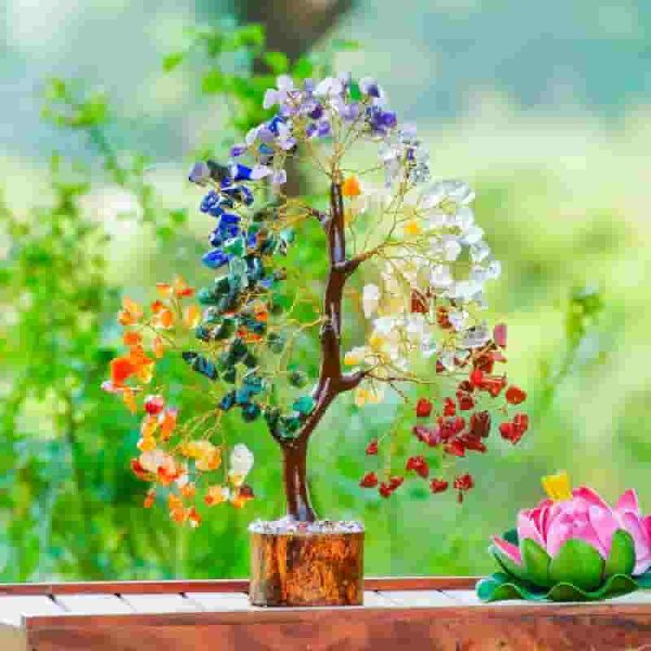 7 Chakra Crystal Tree - Feng Shui Money Tree For Positive Energy - Image 3