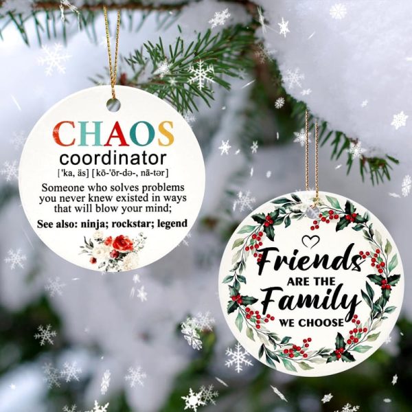 Chaos Coordinator Ornament - Best Gift For Women Bosses - Image 5