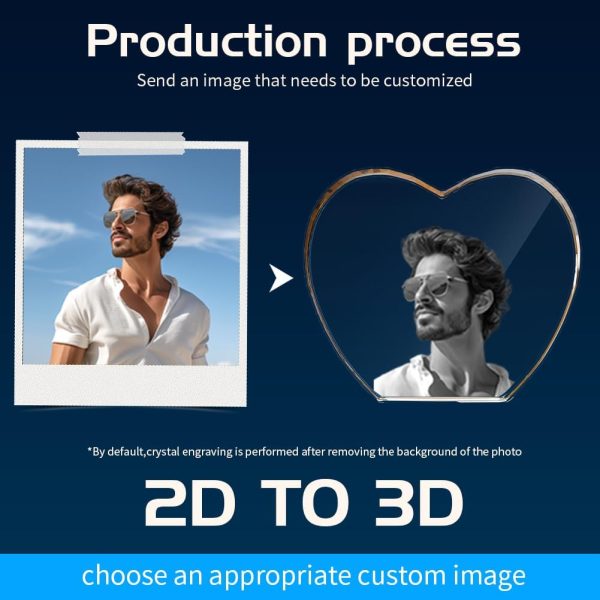 Personalized 3d Crystal Photo Gift - Unique Keepsake For Loved Ones - Image 2