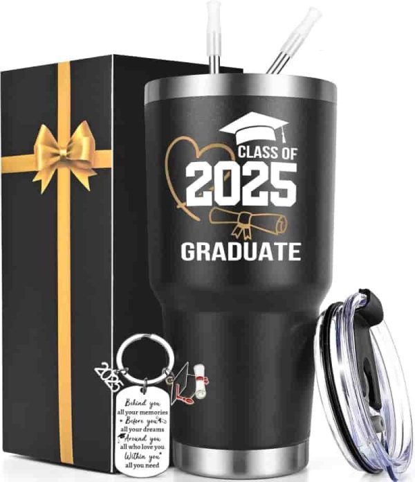 Best Graduation Gifts 2025: Insulated Tumbler & Keychain