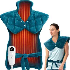 Top Rated Neck And Back Heating Pad With 6 Heat Settings