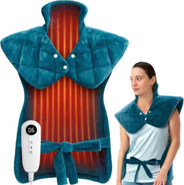 Top Rated Neck And Back Heating Pad With 6 Heat Settings