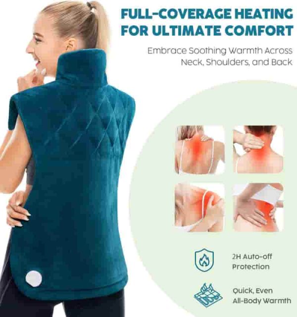 Top Rated Neck And Back Heating Pad With 6 Heat Settings - Image 5