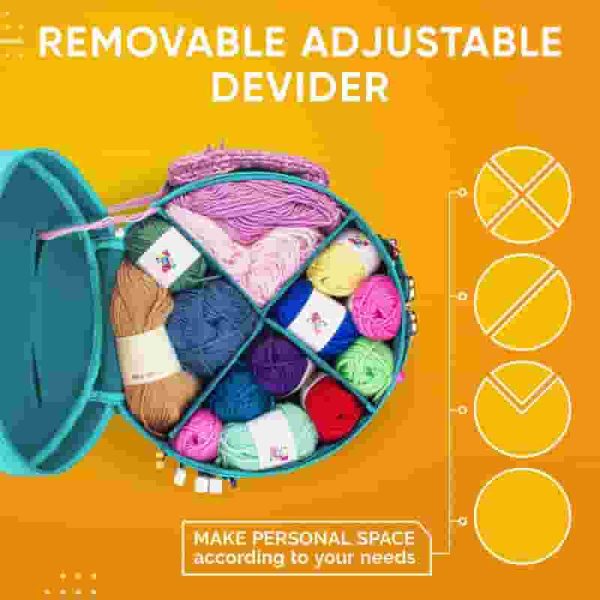 Best Craftiss Knitting Bag For Yarn Storage - Ideal Gift - Image 3